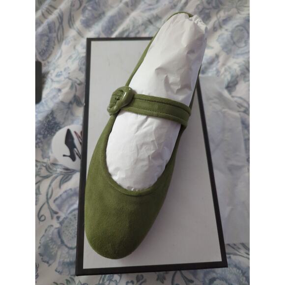 Larroude Suede Verona Ballet Flats NIB - Picture 4 of 5